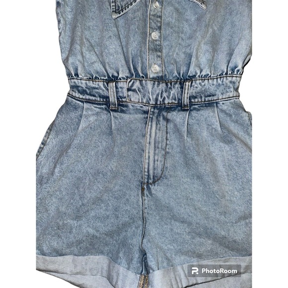 Denim Blue Jumpsuit - Picture 3 of 9